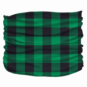Buffalo Plaid Pup Scruff (Color: Green, size: 2XL)