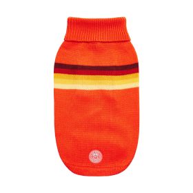 GF Pet Retro Sweater (Color: Orange, size: M)