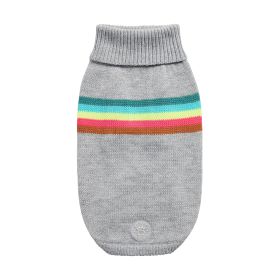 GF Pet Retro Sweater (Color: Grey Mix, size: 3XL)