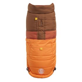 GF Pet Camplife Puffer (Color: Orange, size: S)