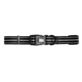 GF PET Reflective Collar (Color: Black, size: L-WIDE)